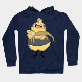 Birdblob w. Bearded Dragon Pet Hoodie